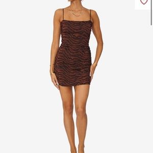 NWT Ronnie dress in tiger